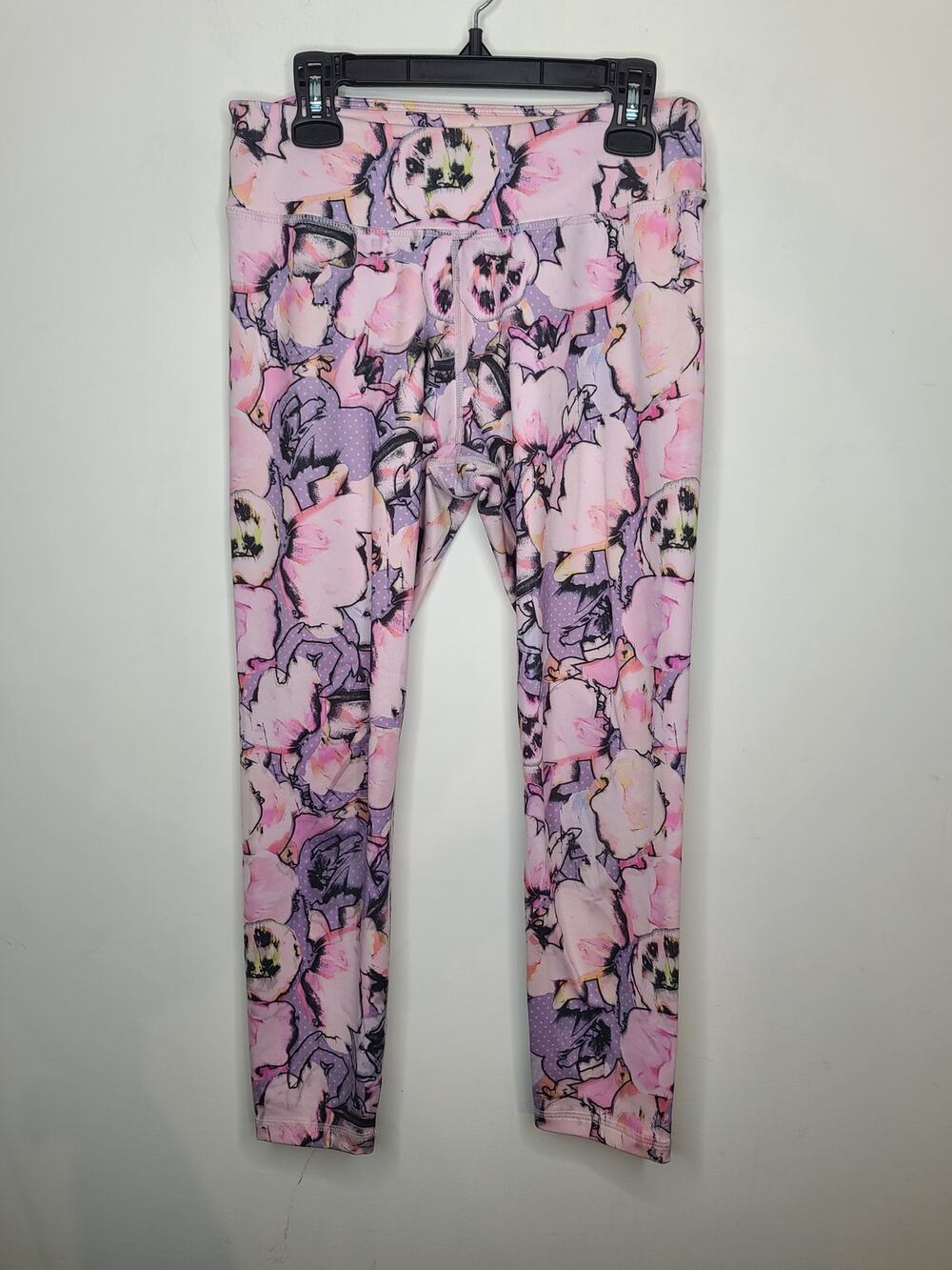prAna pink floral leggings - small